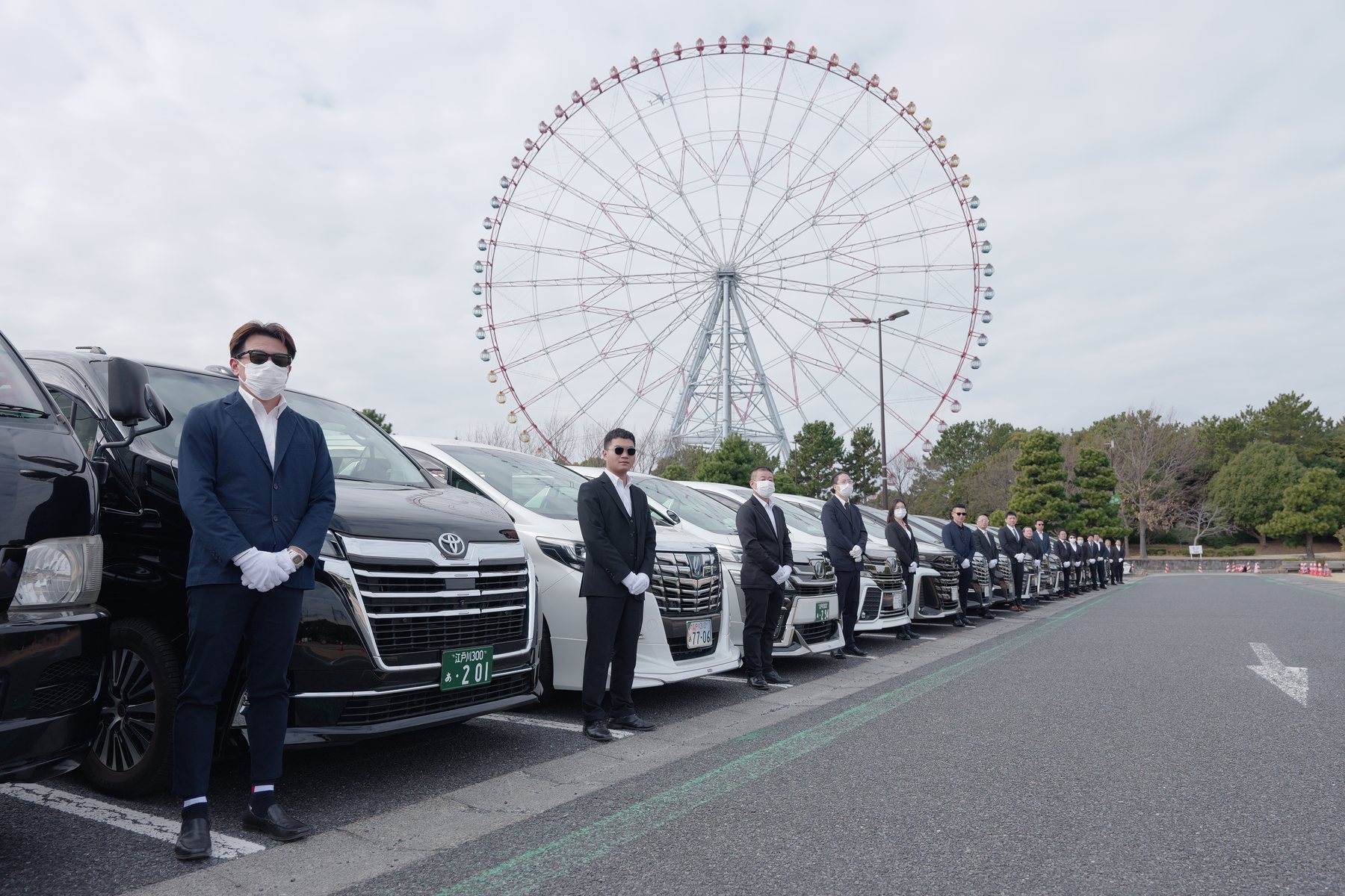 Hiace and Alphard fleet