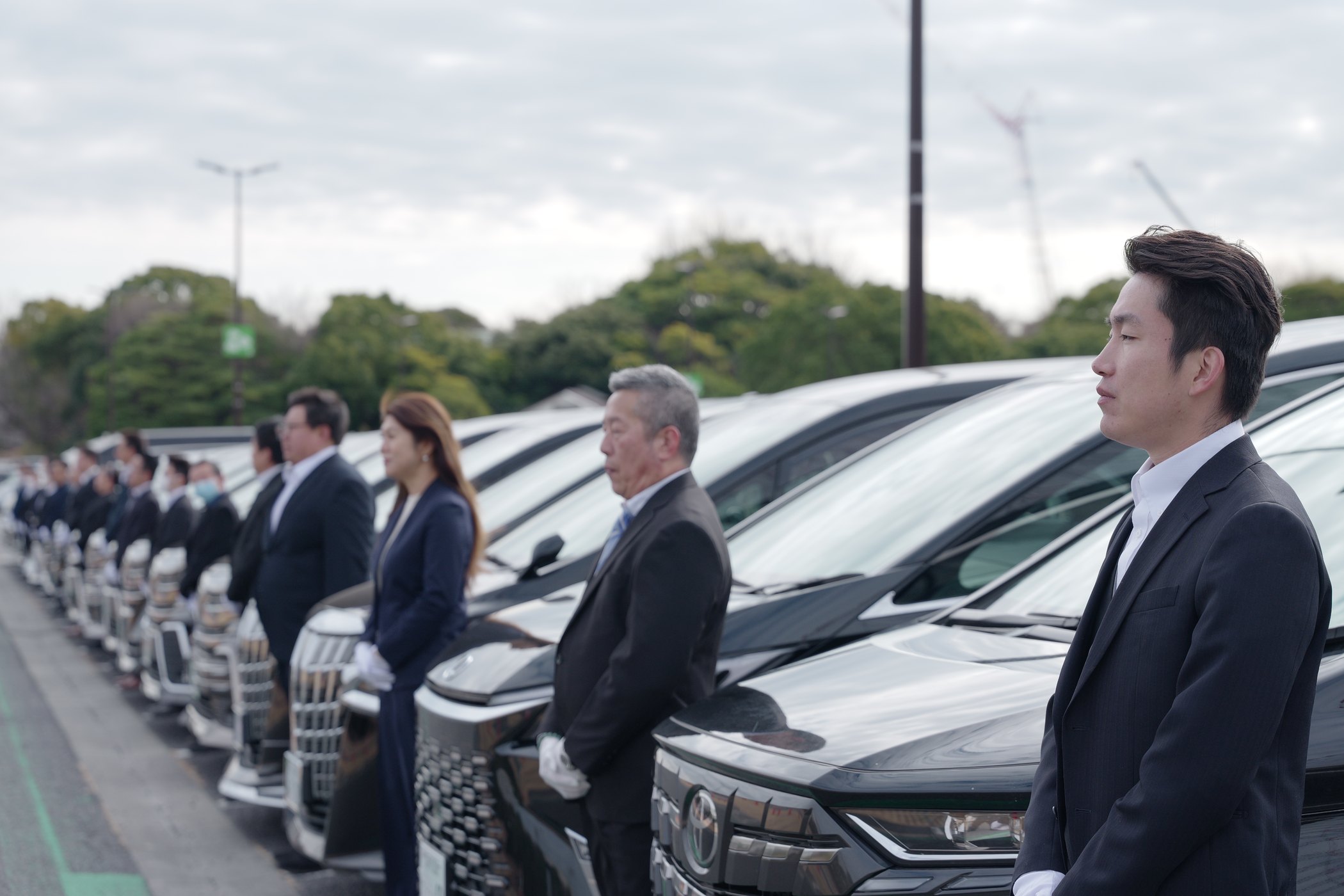 Alphard and Hiace fleet lineup